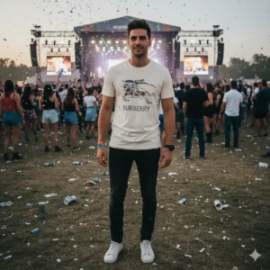 Men's Smart Export Quality Burberry Men's T-Shirt