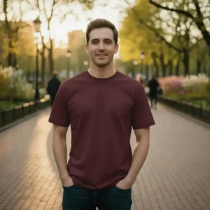 Men's Smart Drop Shoulder Export Quality T-Shirt