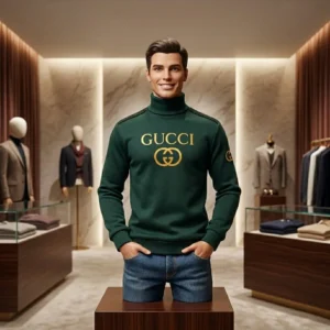 Men's Smart High Neck Exclusive GUCCI T-Shirt