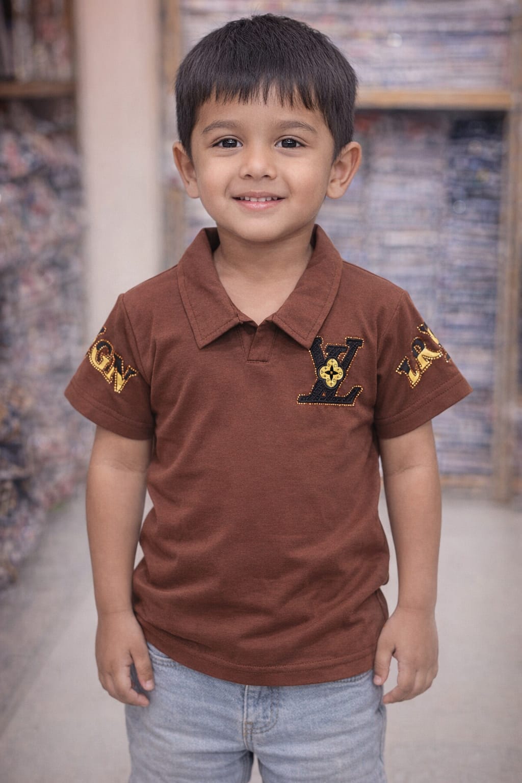 Kid's Smart China Polo T-Shirt