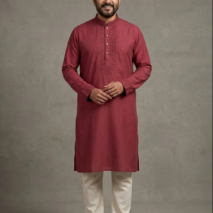 Men’s Soft Silk Slime Fit Panjabi