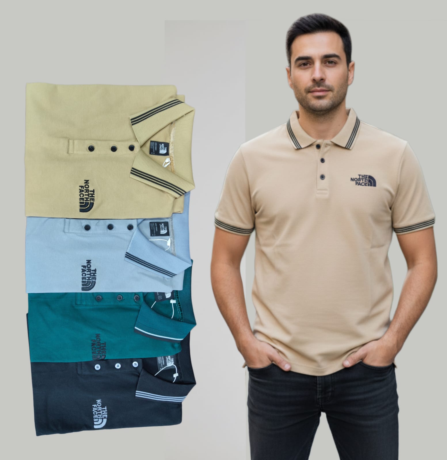 Men's Smart Export Quality The North Face POLO T-Shirt