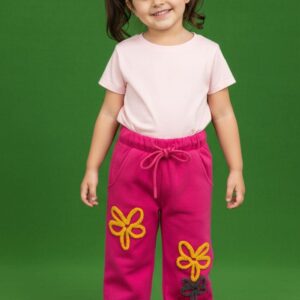 Girls Embroidery Work Comfortable Full Pant