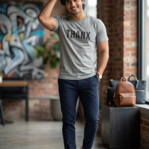 Men's Half Sleeve T-Shirt style THANX