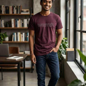 Men's Half Sleeve T-Shirt style WRITER