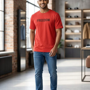 Men's Half Sleeve T-Shirt style FREEDOME